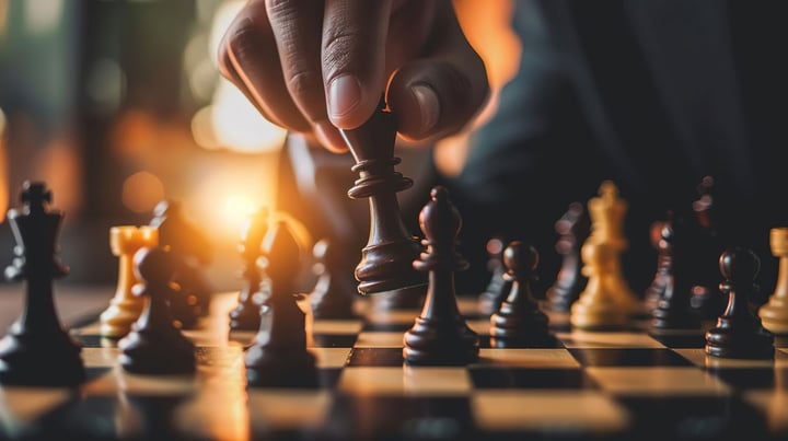moving the queen on a chess board