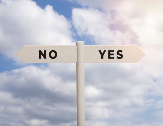 Yes or No Signpost 