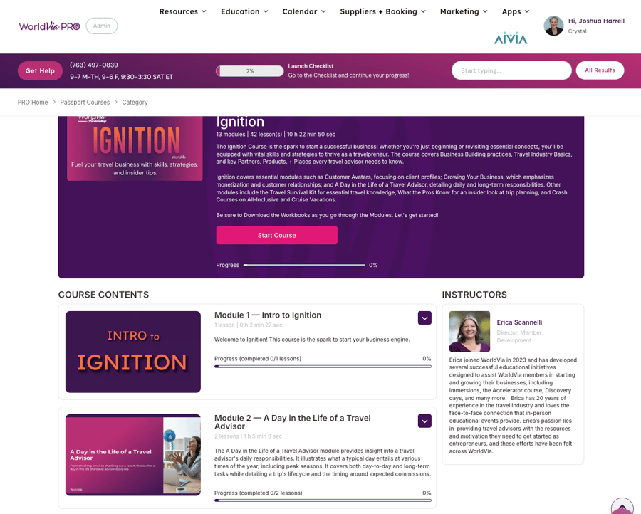 Ignition WorldVia Academy Screenshot