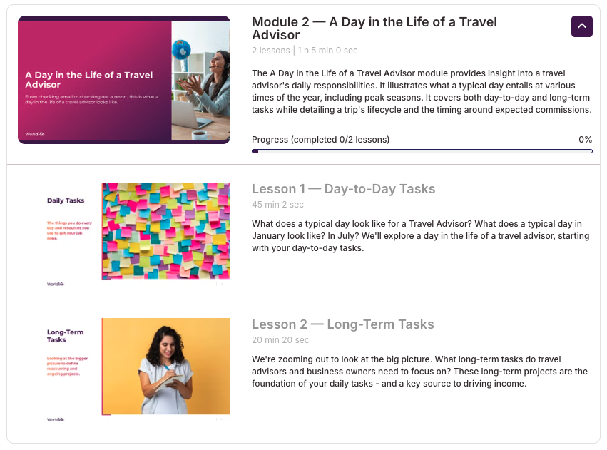 Screenshot inside Ignition Course