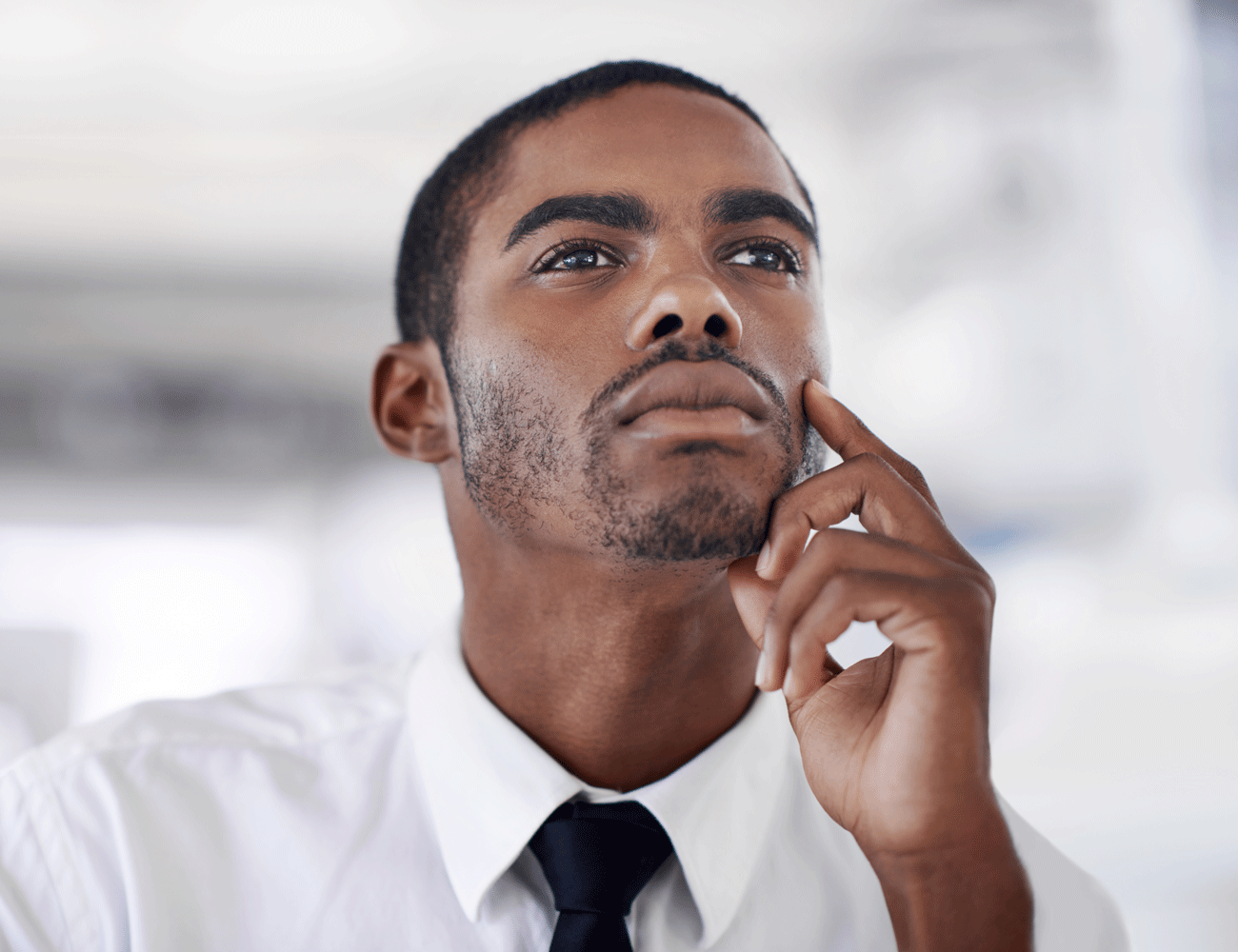 man on phone talking to customer